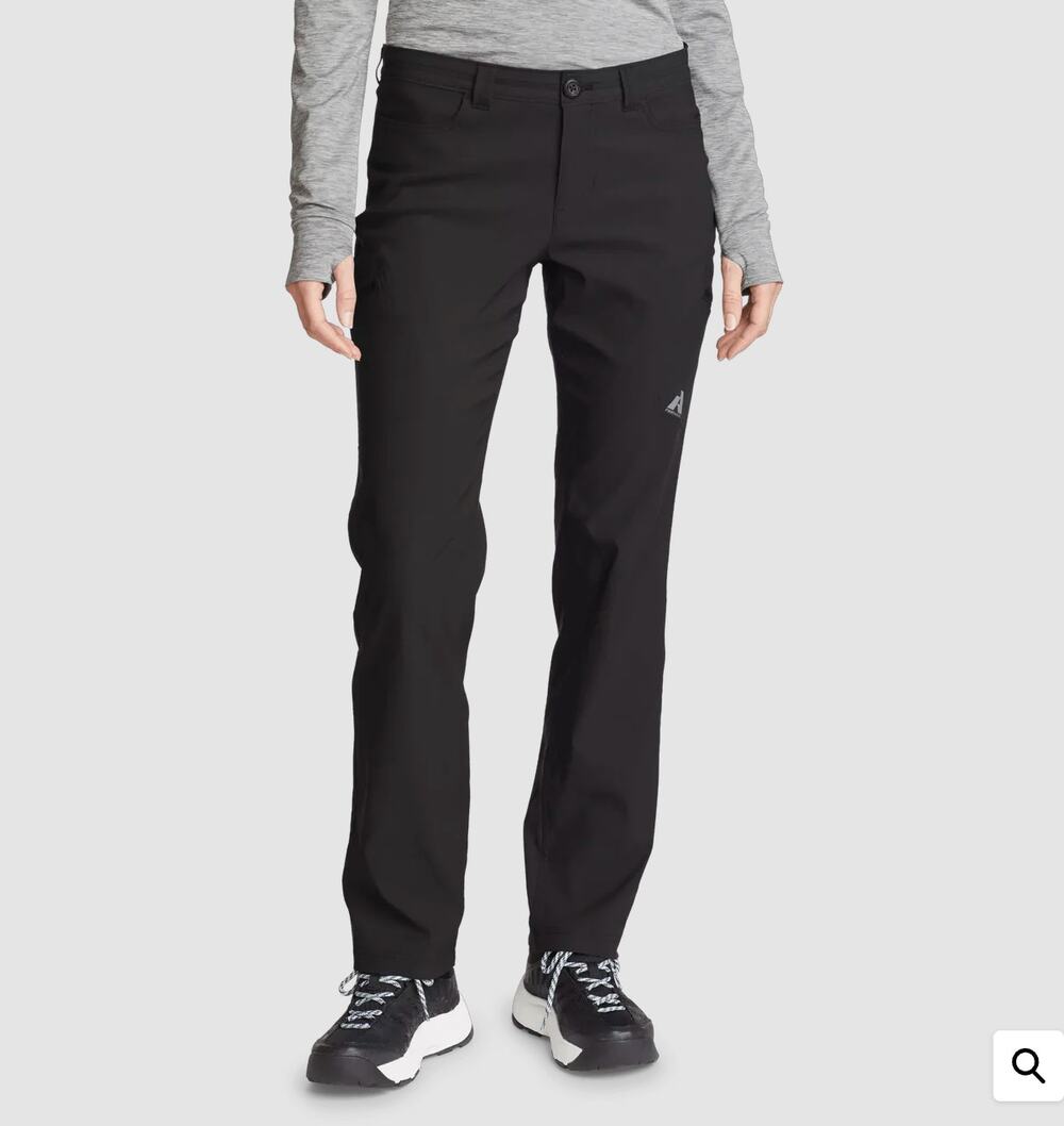 Eddie Bauer Guide 2.0 Pants Womens Size 8 Black NWT NEW